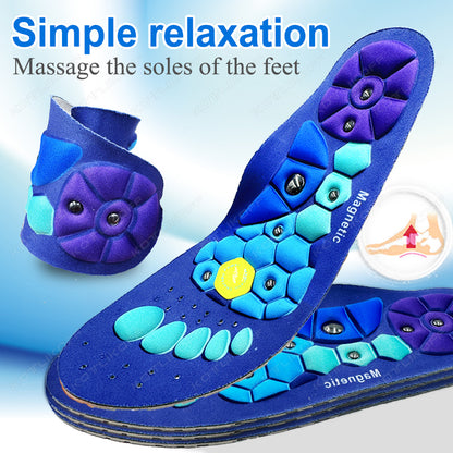 Orthopedic Arch Support Magnetic Massage Shoe Soles, Foot Therapy Acupressure Insoles, Relaxation Comfort Shoe Inserts