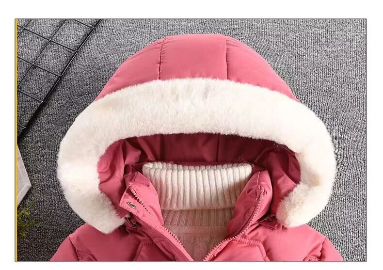 Princess Coat for Girls, Autumn Winter Jacket, Hooded Outerwear for Kids, Birthday Christmas Gift, Keep Warm Fashion