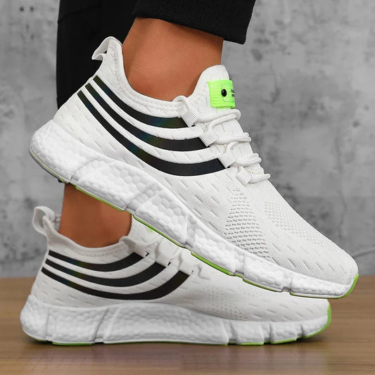 Summer Mens Sneakers, Breathable Comfortable Platform Shoes, Man Running Shoes, Fashion Walking Sneakers for Outdoor