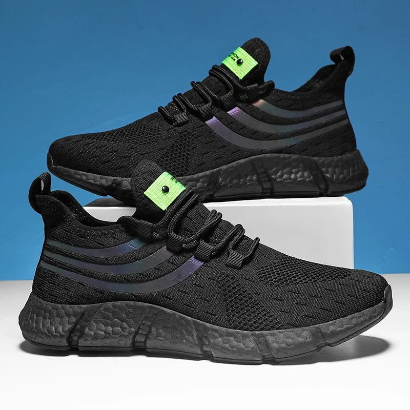 Summer Mens Sneakers, Breathable Comfortable Platform Shoes, Man Running Shoes, Fashion Walking Sneakers for Outdoor
