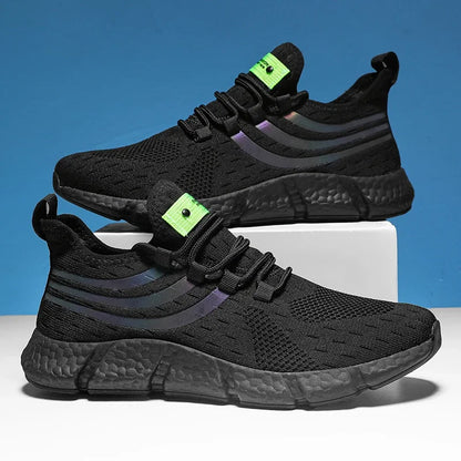 Summer Mens Sneakers, Breathable Comfortable Platform Shoes, Man Running Shoes, Fashion Walking Sneakers for Outdoor