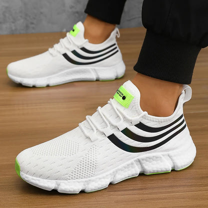 Summer Mens Sneakers, Breathable Comfortable Platform Shoes, Man Running Shoes, Fashion Walking Sneakers for Outdoor