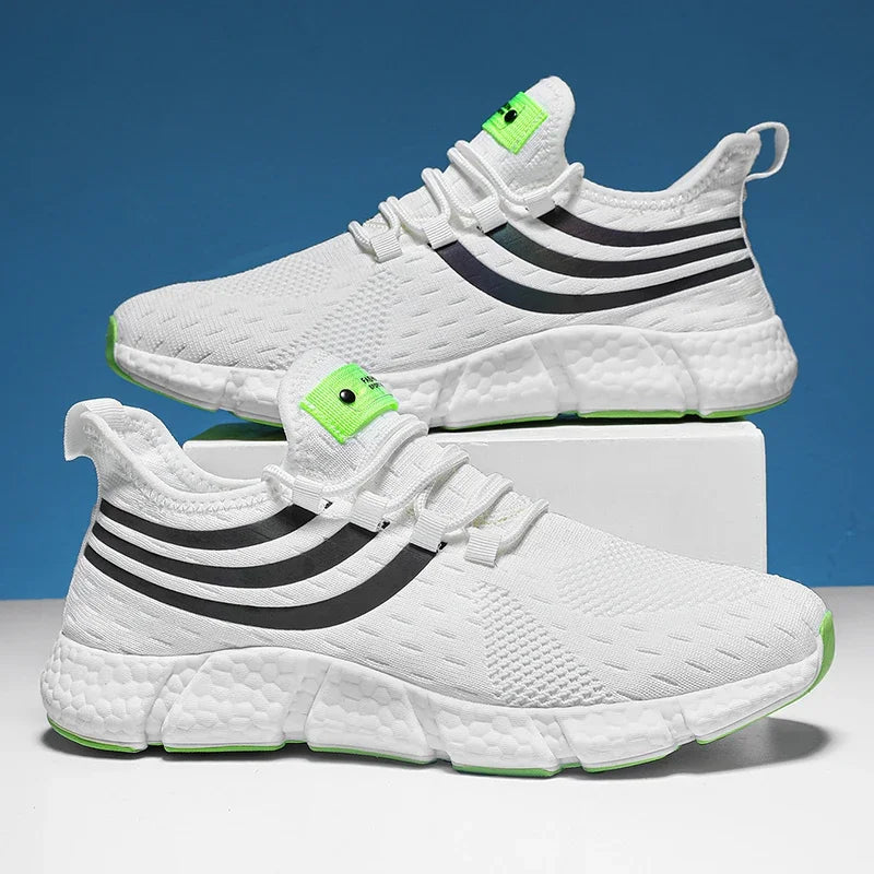 Summer Mens Sneakers, Breathable Comfortable Platform Shoes, Man Running Shoes, Fashion Walking Sneakers for Outdoor