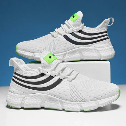 Summer Mens Sneakers, Breathable Comfortable Platform Shoes, Man Running Shoes, Fashion Walking Sneakers for Outdoor