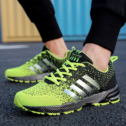 Summer Breathable Shoes for Men, Men Outdoor Sneakers, Lightweight Comfortable Sports Walking Training Running Shoes