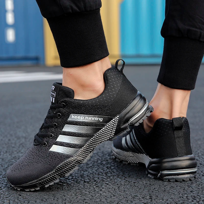Summer Breathable Shoes for Men, Men Outdoor Sneakers, Lightweight Comfortable Sports Walking Training Running Shoes
