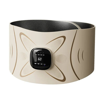 EMS Abdominal Massager Belt with Heating and Micro-Current Therapy