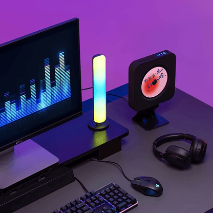 RGB Music Rhythm Light Bar USB Rechargeable Sound Reactive LED Decoration