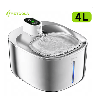 Wireless Cat Water Fountain 4L Automatic Pet Drinking Dispenser with Sensor