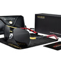gold black lens
