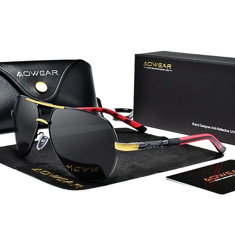 Aviation Polarized Aluminum Sunglasses for Driving & Outdoor Use