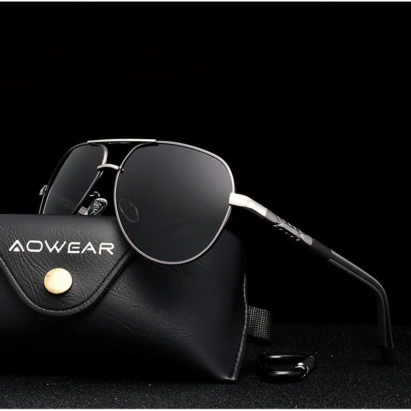 Aviation Polarized Aluminum Sunglasses for Driving & Outdoor Use