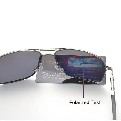 Aviation Polarized Aluminum Sunglasses for Driving & Outdoor Use