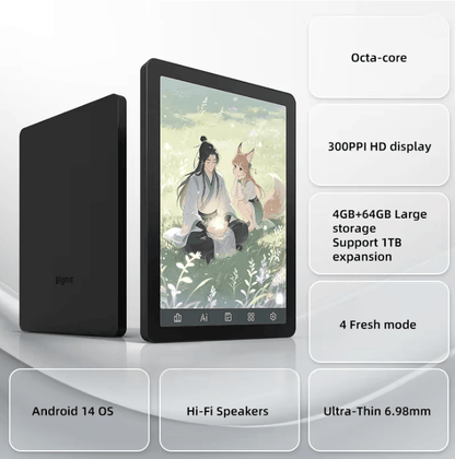 Bigme B6 E Ink Ereader with Android 14 and Google Play