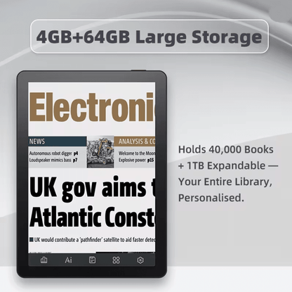 Bigme B6 E Ink Ereader with Android 14 and Google Play