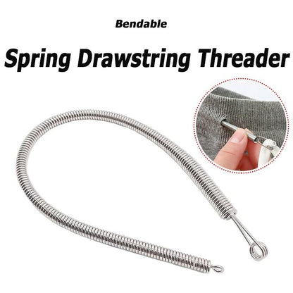 Flexible Spring Drawstring Threader Tool for Pants and Hoodies