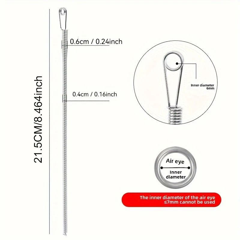 Flexible Spring Drawstring Threader Tool for Pants and Hoodies