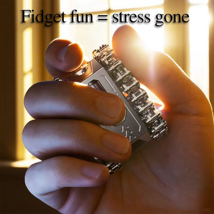 Metal Rotating Tank Fidget Toy – Tactical Magnetic EDC Spinner & Stress Reliever