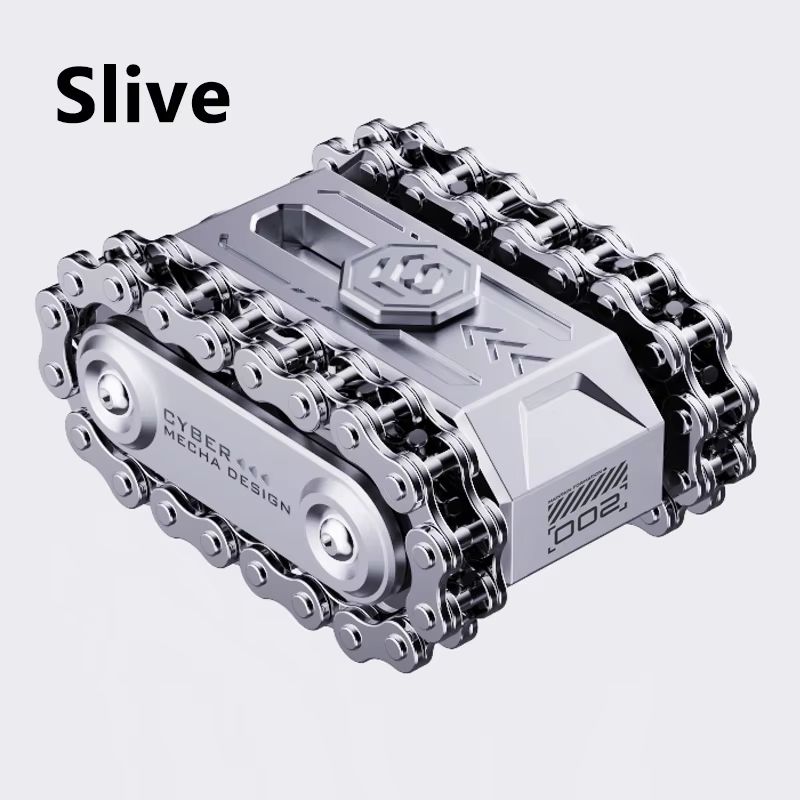 Metal Rotating Tank Fidget Toy – Tactical Magnetic EDC Spinner & Stress Reliever