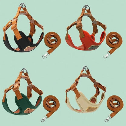 Pet Dog Harness and Leash Set for Small and Medium Pets