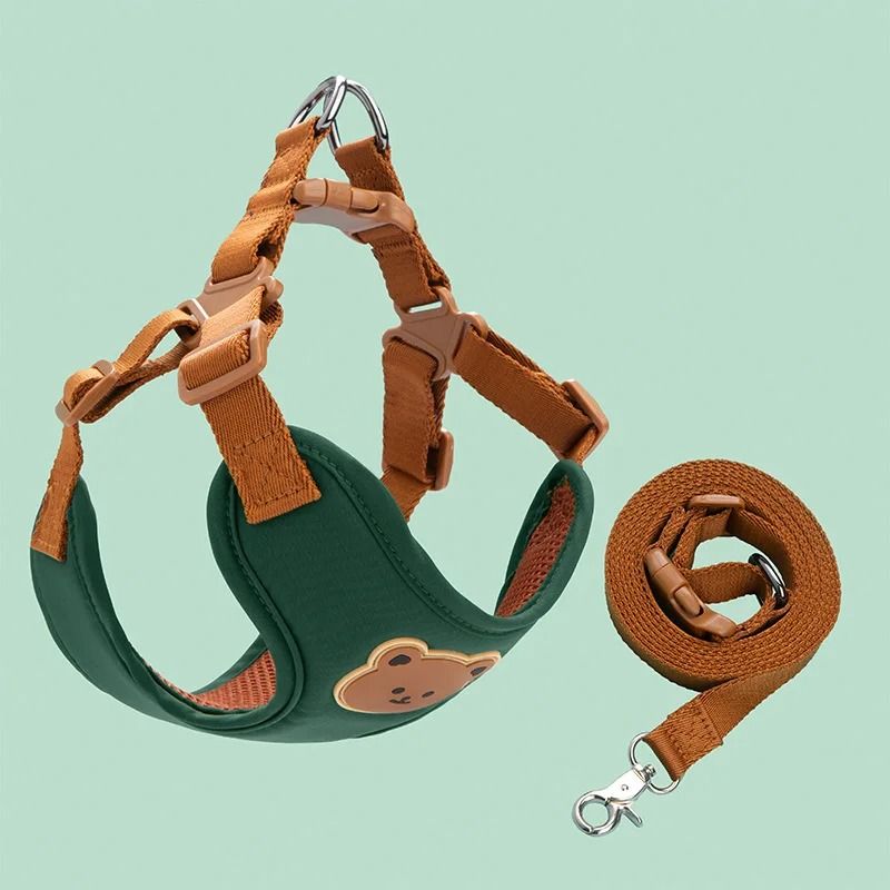 Pet Dog Harness and Leash Set for Small and Medium Pets
