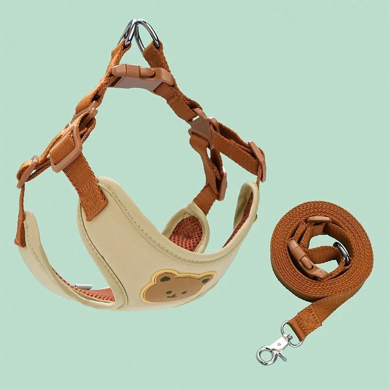 Pet Dog Harness and Leash Set for Small and Medium Pets