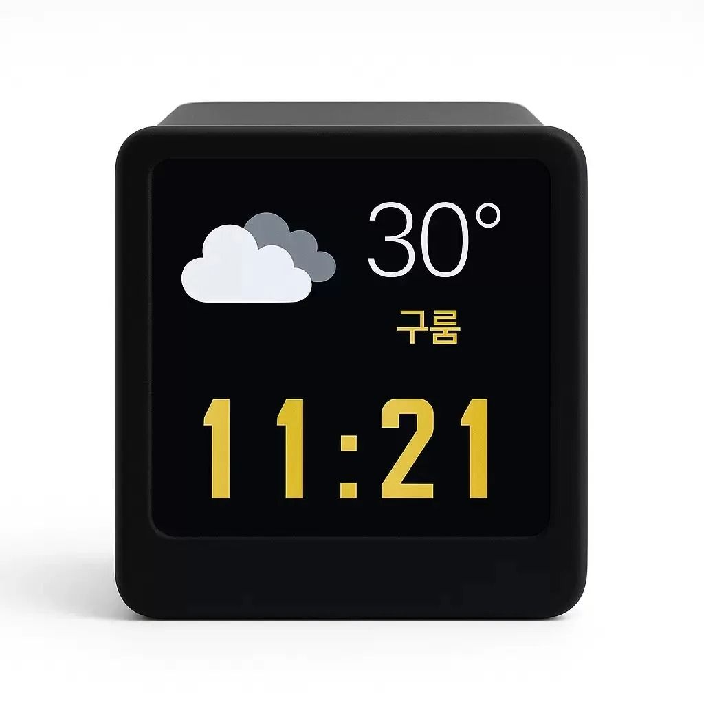 Mini WiFi Weather Clock – Animated Desktop Weather Station with Time, Forecast, and Multi-Functional Display
