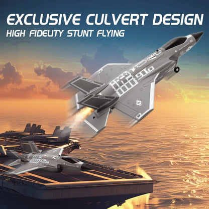 Four Channel Remote Control Fighter Jet with Brushless Motor and Fixed Wing Design