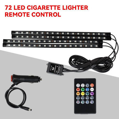 LED Car Interior Ambient Foot Lights with Music Control and App