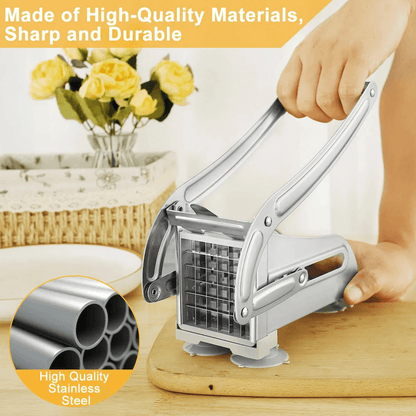 Stainless Steel Manual Potato Cutter and French Fries Slicer