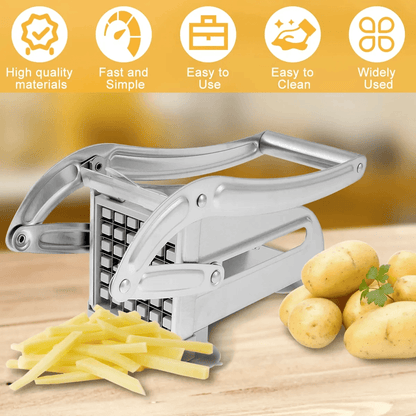 Stainless Steel Manual Potato Cutter and French Fries Slicer