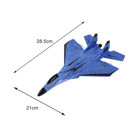 RC Glider Jet Fighter with Night Lights and Anti Falling Design for Beginners