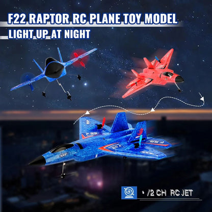 Remote Control Foam Jet Aircraft with LED Lights