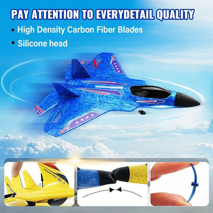 Remote Control Foam Jet Aircraft with LED Lights