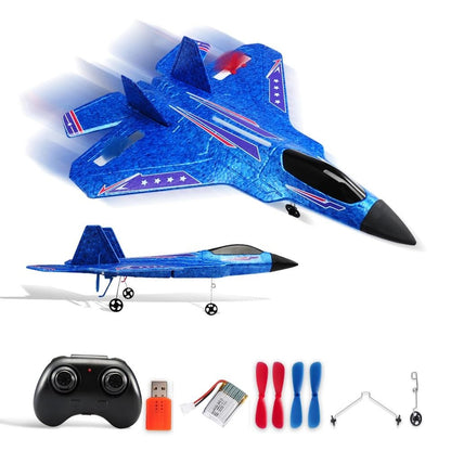 Remote Control Foam Jet Aircraft with LED Lights