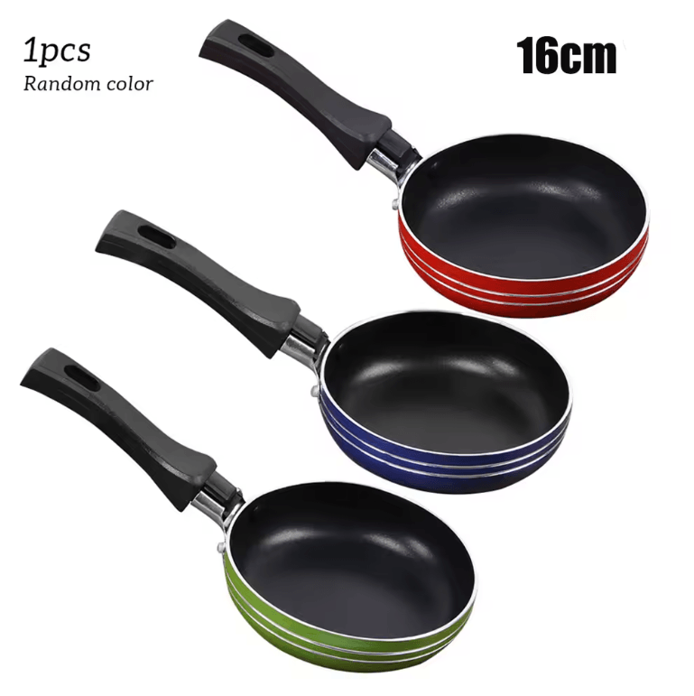 Mini Non Stick Frying Pan Small Steel Cookware for Eggs and Sauces