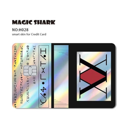 Magic Shark Holographic Skull Panda Sticker for Cards