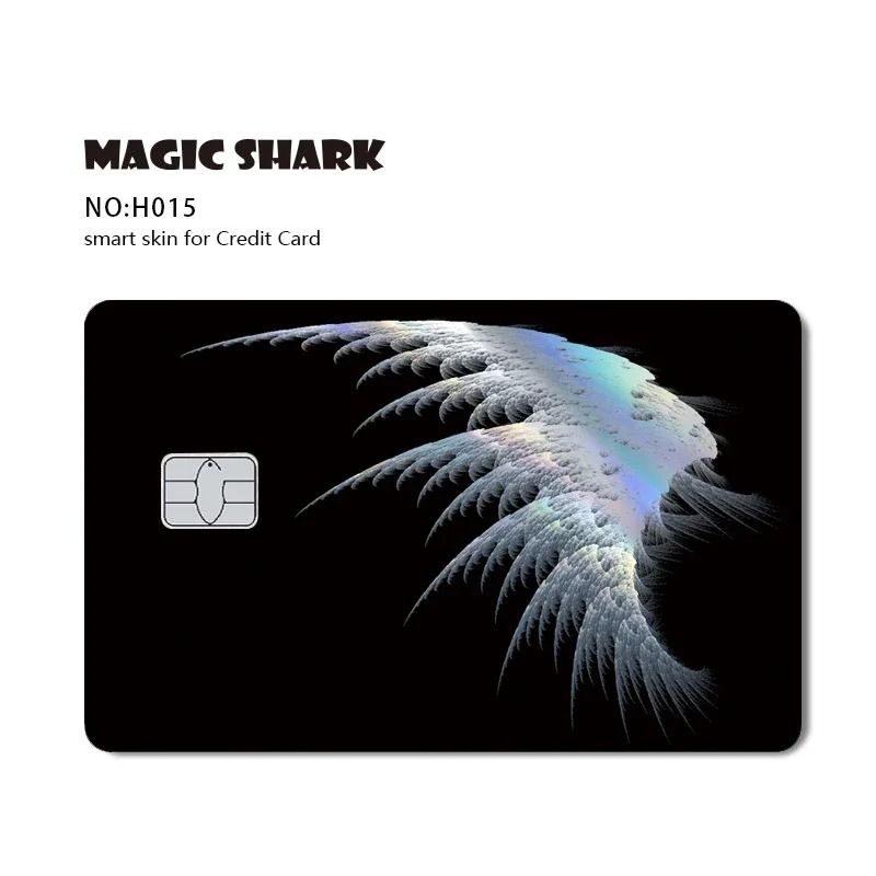 Magic Shark Holographic Skull Panda Sticker for Cards