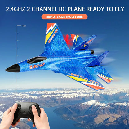 ANSIR SU27 RC Glider with LED Lights