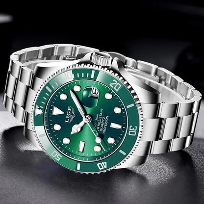 Luxury Diver Watch 30 ATM Waterproof with Date Display