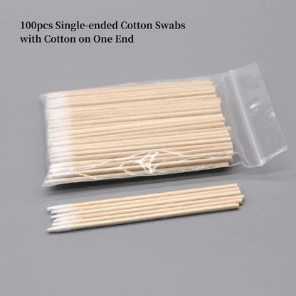 Wood Cotton Nail Clean Sticks for Manicure