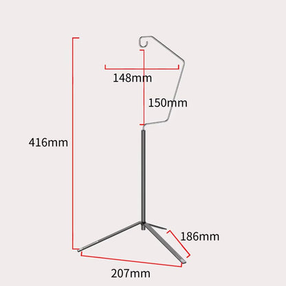 TARKA Ultralight Lantern Stand – Portable Tabletop Light Holder and Detachable Outdoor Camping Lantern Hanger