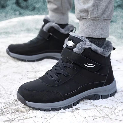 Women's Winter Snow Boots – Warm Fur Lined Platform Ankle Boots with Non-Slip Sole for Outdoor Hiking & Everyday Comfort