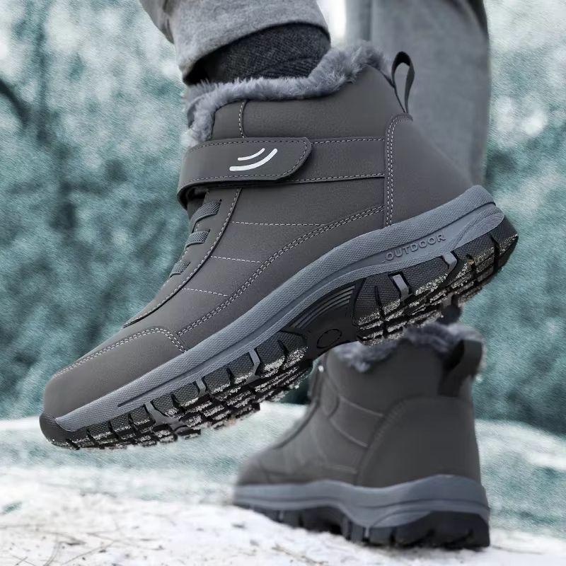Women's Winter Snow Boots – Warm Fur Lined Platform Ankle Boots with Non-Slip Sole for Outdoor Hiking & Everyday Comfort