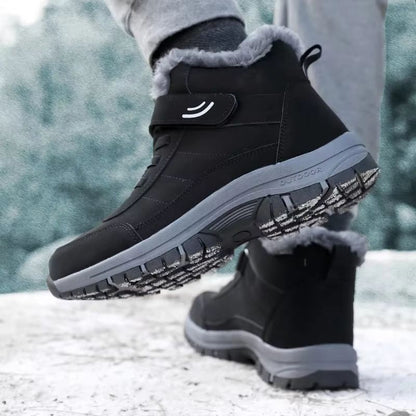 Women's Winter Snow Boots – Warm Fur Lined Platform Ankle Boots with Non-Slip Sole for Outdoor Hiking & Everyday Comfort