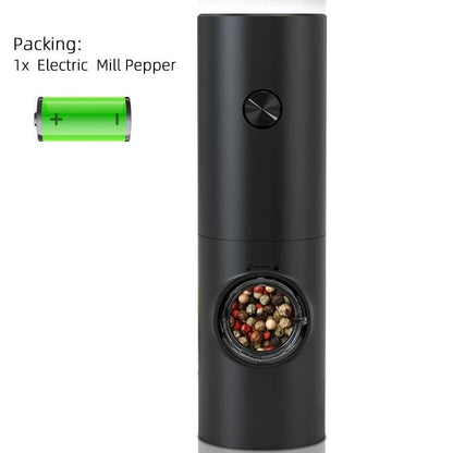 Electric Automatic Salt & Pepper Grinder with LED Light and Adjustable Coarseness