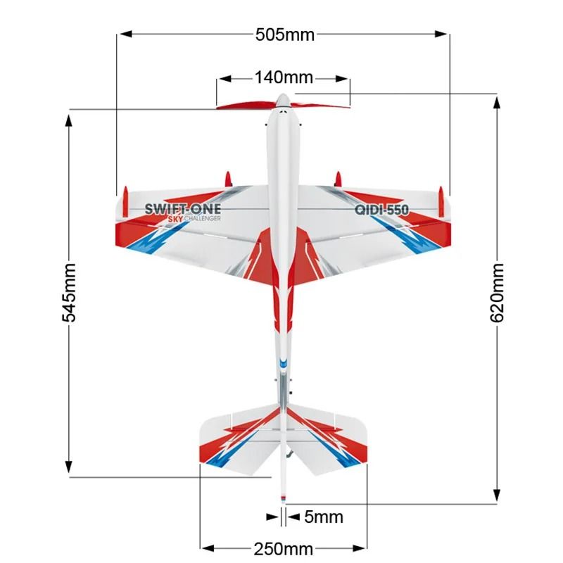 4CH Brushless RC Aircraft with Gyro Stabilizer