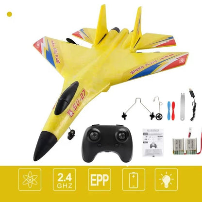 Remote Control Airplane with Gyro Stabilizer and Night Lights