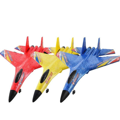 Remote Control Airplane with Gyro Stabilizer and Night Lights