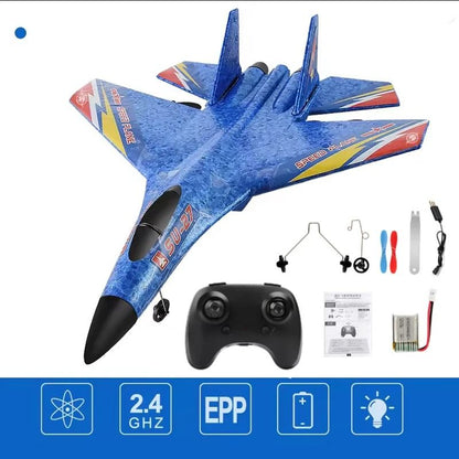 Remote Control Airplane with Gyro Stabilizer and Night Lights